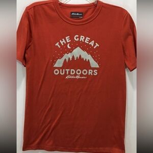 Eddie Bauer Great Outdoors tee shirt boys L 14-16